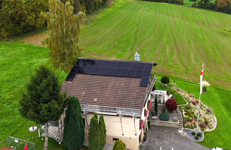 Solaranlage für Einfamilienhaus