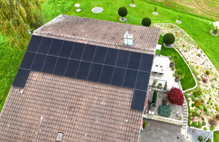 Solaranlage für Einfamilienhaus