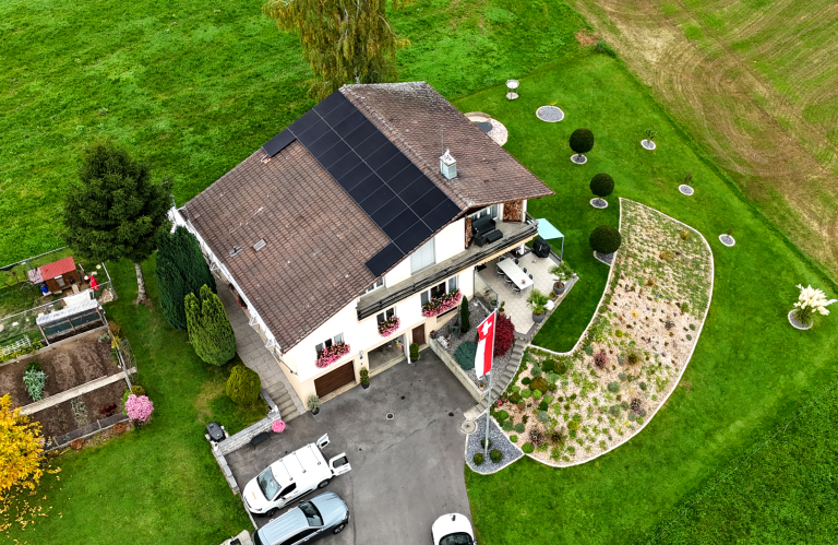 Solaranlage für Einfamilienhaus