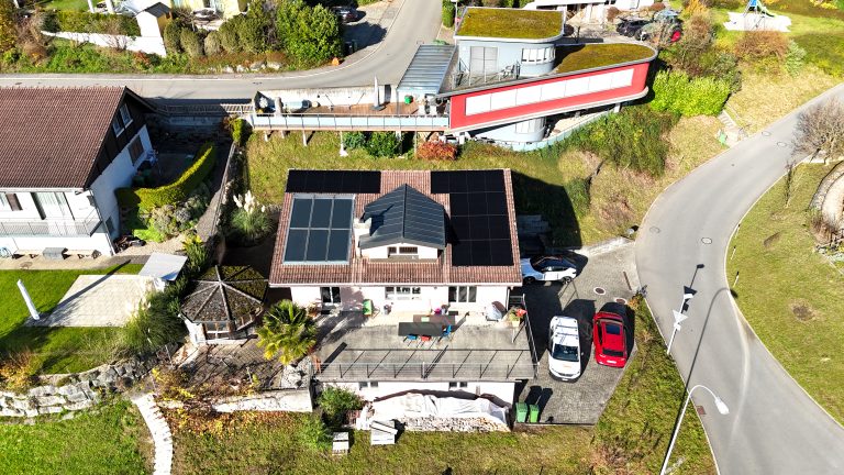 Solaranlage für Einfamilienhaus