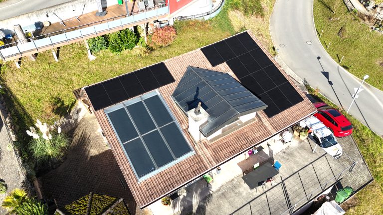 Solaranlage für Einfamilienhaus