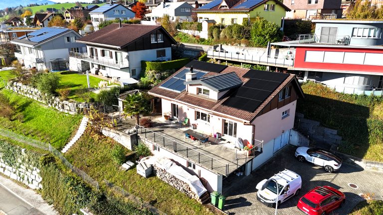 Solaranlage für Einfamilienhaus